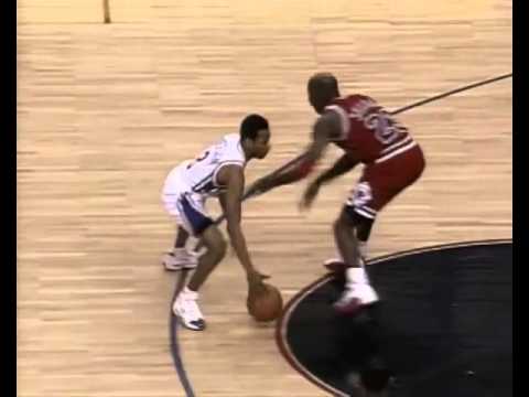 Allen Iverson and Michael Jordan