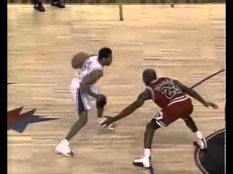 Allen Iverson and Michael Jordan