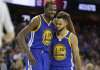 Kevin Durant and Stephen Curry Basketball