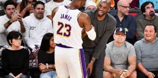 LeBron James and Kobe Bryant